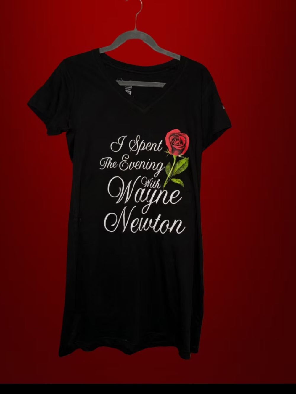 Autographed Wayne Newton night shirt